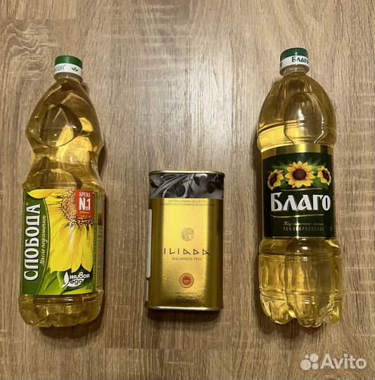 Масло подсолнечное,оливковое