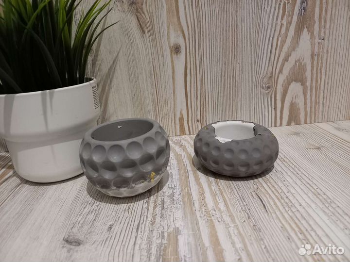 Кашпо из гипса