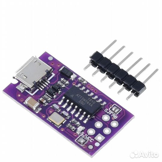 Программатор USB avrisp USB avrasp + кроватки