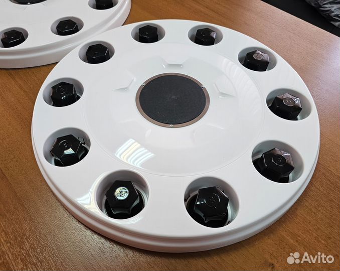 К-кт 2 колпака с вставкой из Нерж + 20колпачков