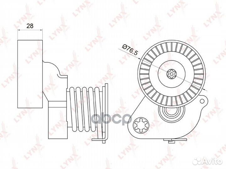 Натяжитель ремня навесного оборудования