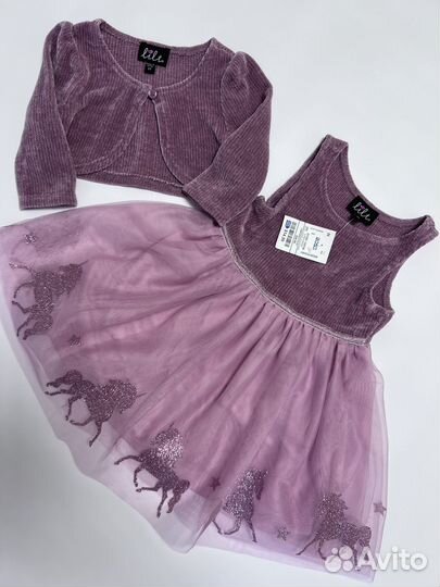 Нарядное платье для девочки 80 86