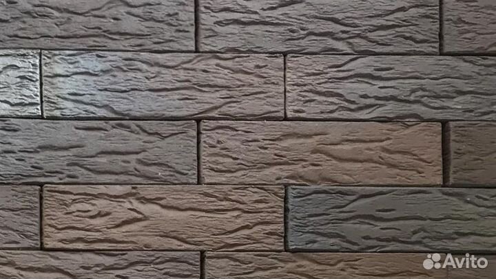 Лицевой кирпич 1,4нф пустотелый флеш руст Мюнхен