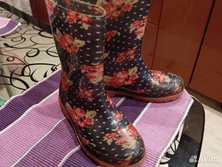Сапоги резиновые для девочек