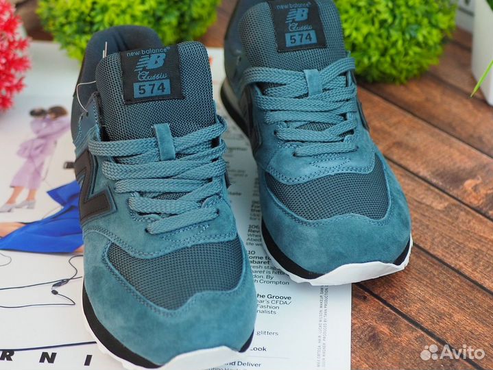 Кроссовки New Balance 574 темно синие