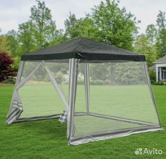 Шатер 3*3м, москитная сетка, каркас металл, новый