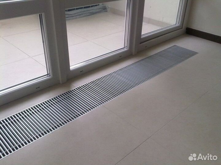 Конвектор в пол KWH 300-140-1200 мощность 1049 Вт