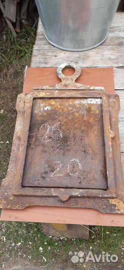 Плита чугунная для печи и печные задвижки СССР