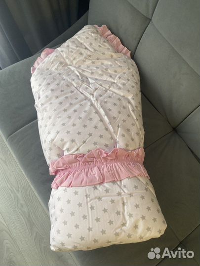 Конверт на выписку для девочек / комплект зима