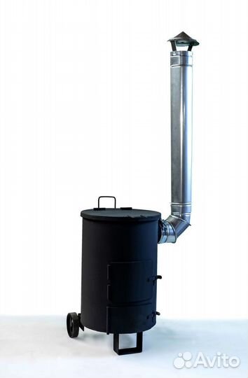 Печь для сжигания мусора Дымок-6 200 литров (5 мм)