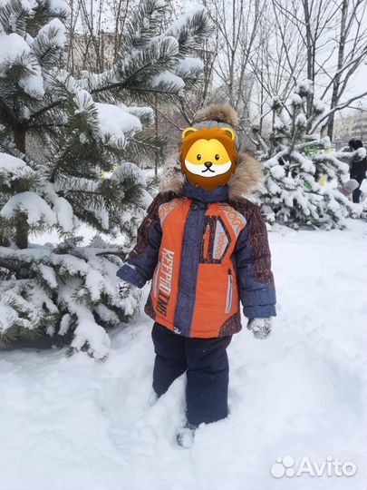 Детский зимний костюм на мальчика 92