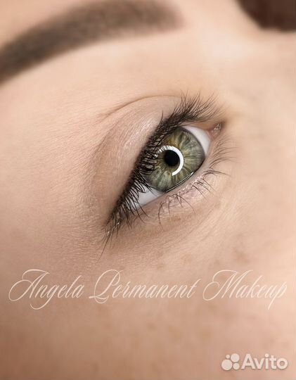 Модель на татуаж межресничного пространства