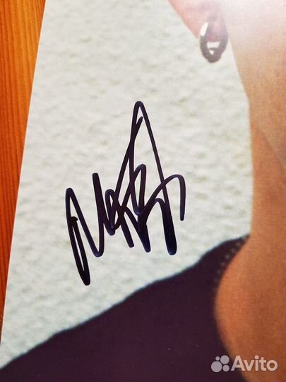 Автограф Linkin Park 45см на 30см