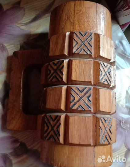 Кружка деревянная