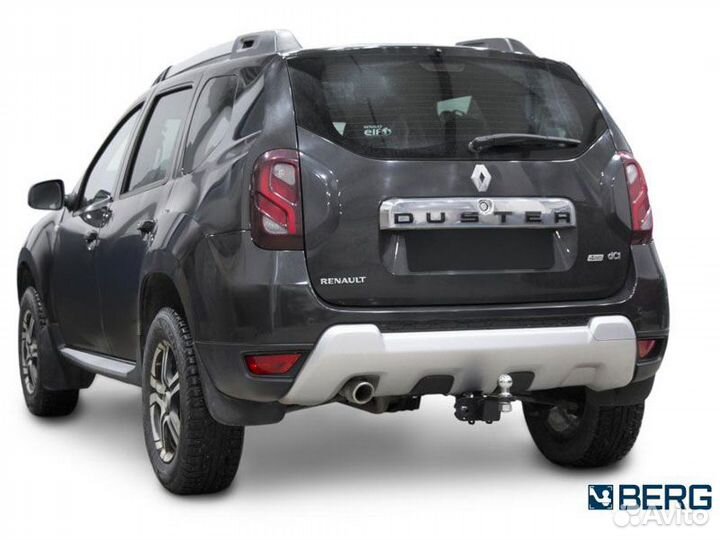 Фаркоп под квадрат Renault Duster, 2011-2015 Rival