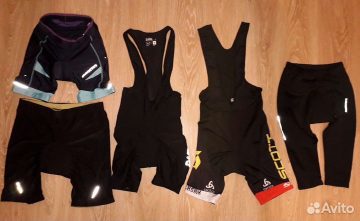 Велоштаны, -шорты, -трусы разных размеров