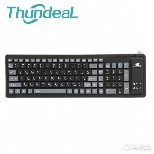 Клавиатура гибкая силиконовая Teclado Thundeal