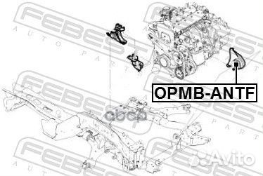 Сайленблок opmb-antf opmb-antf Febest