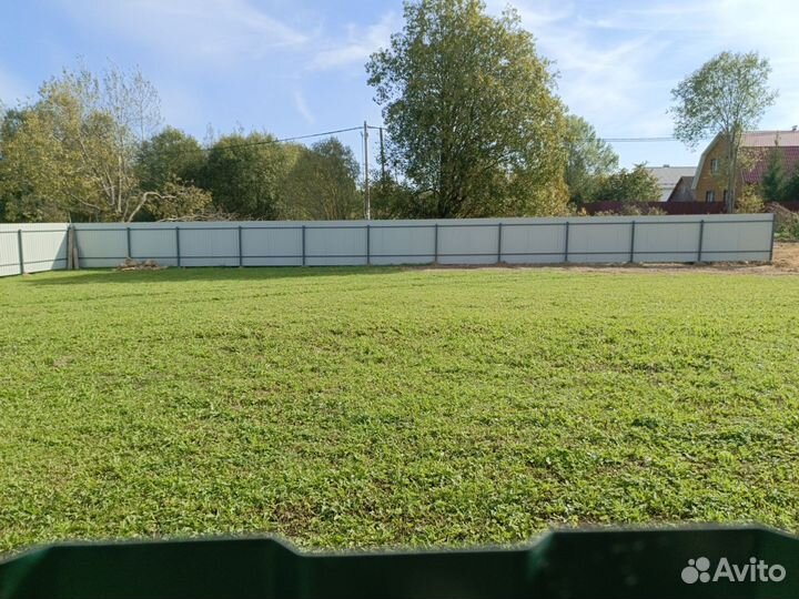 Забор из профлиста под ключ