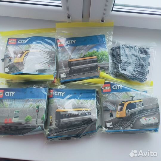 Lego City trains Пассажирский поезд 60197