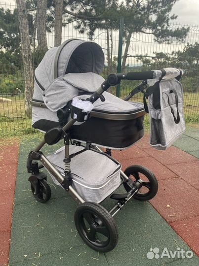 Коляска 2 в 1и 3 в1 обновленная Люксмам 555