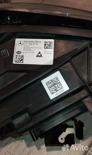Фары левая и правая Mercedes Benz A w177 2019