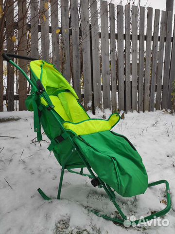 Детские санки коляска