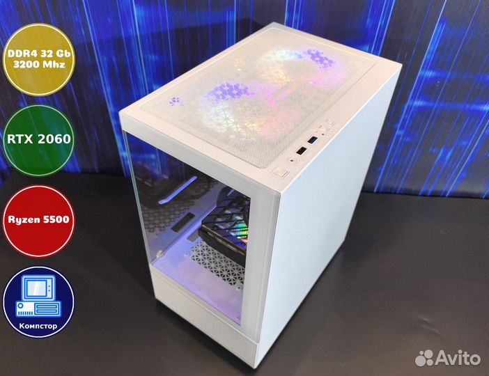 Домашний комп AMD5500-RTX2060-32DDR4-BGN019674-A520