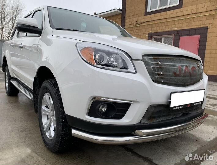 Защита переднего бампера для JAC T6 двойная