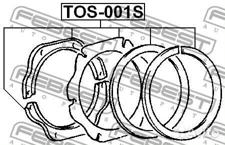 Ремкомплект сальников поворотного кулака