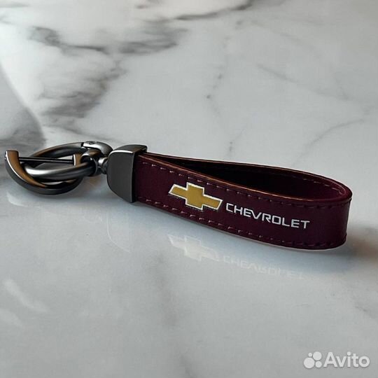 Чехол брелок для ключа Chevrolet 2015-2022 Бордовый