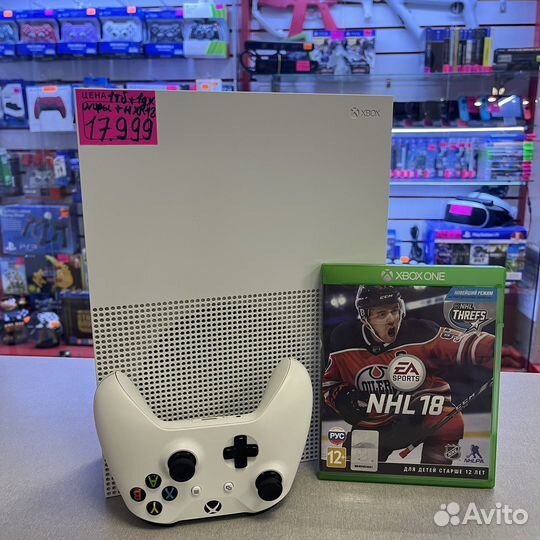 Xbox one S 1tb + Nhl 18