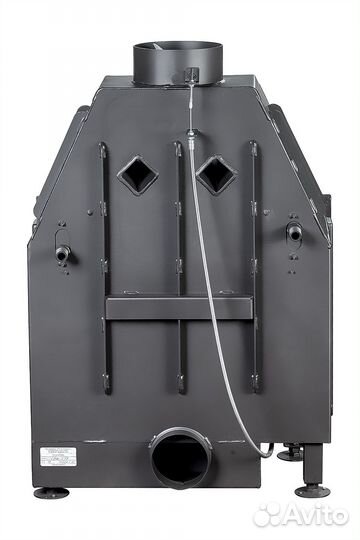 Камин Экокамин Альфа 700-150 B черный шамот