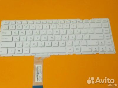 Клавиатура для ноутбука Asus X451 белая