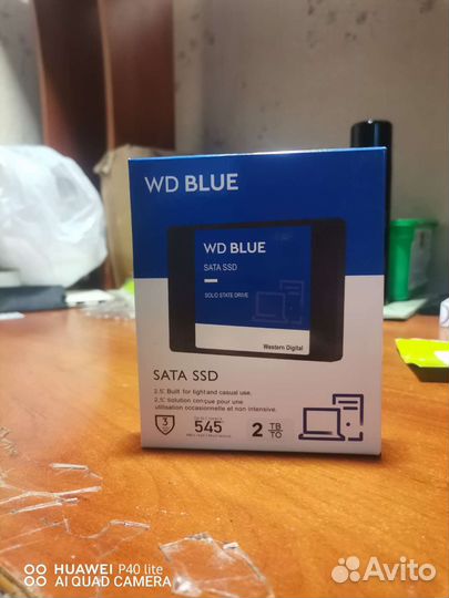 Ssd диск SATA 2tb wd blue