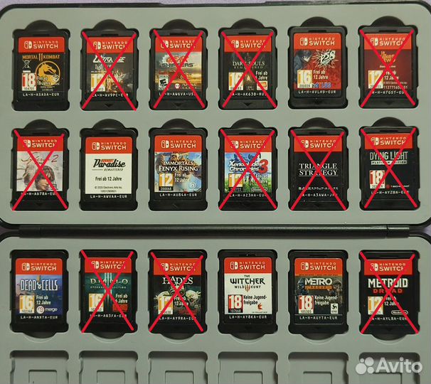 Игры для nintendo switch катриджи без коробок