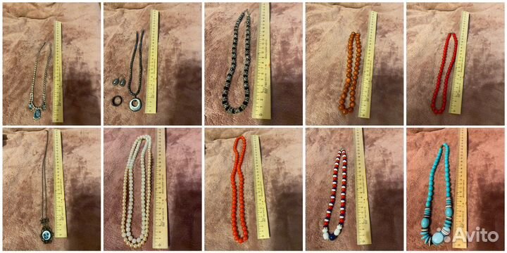 Бусы, кулоны, наборы СССР