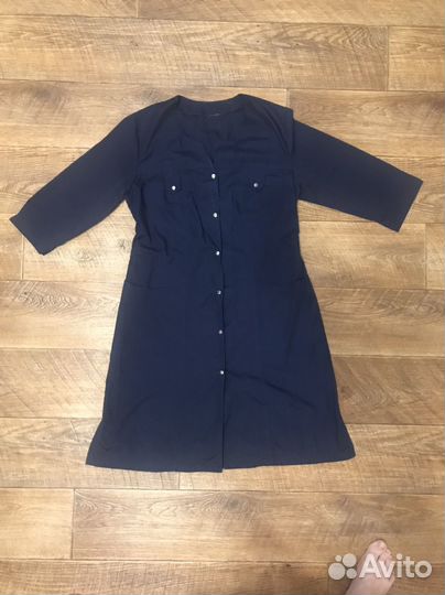 Медицинский халат темно-синий