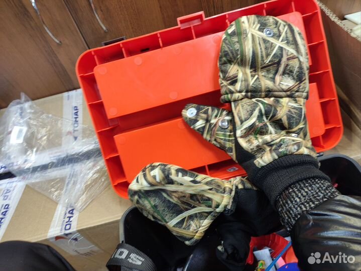 Перчатки/варежки зимние с откидным верхом