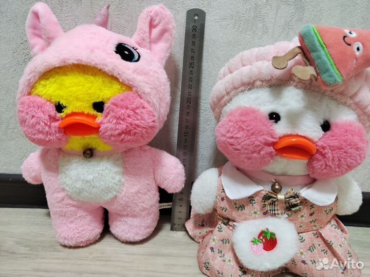 Мягкая игрушка утка LalaFanFan