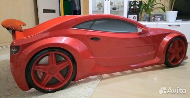 Детская кровать машинка Mercedes 3D