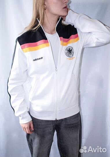 Винтажная редкая олимпийка Adidas Germany 90 DFB