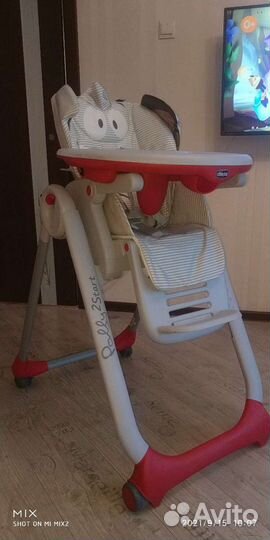 Стульчик Для кормления Chicco Polly 2 Start Слоник