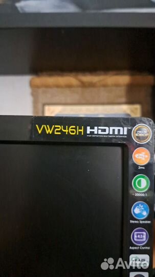 Монитор asus vw246h hdmi