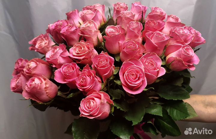 101 роза с доставкой, букет роз с доставкой