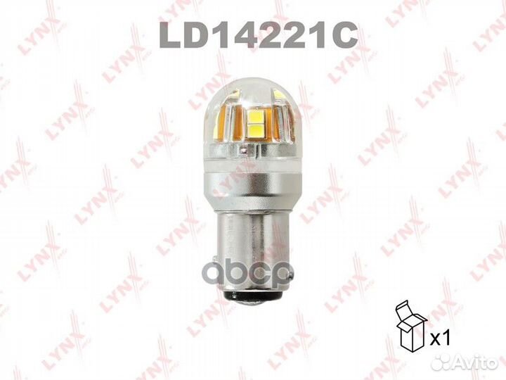 Лампа LED P21/5W 12V BAY15d 6800K Canbus LD1422
