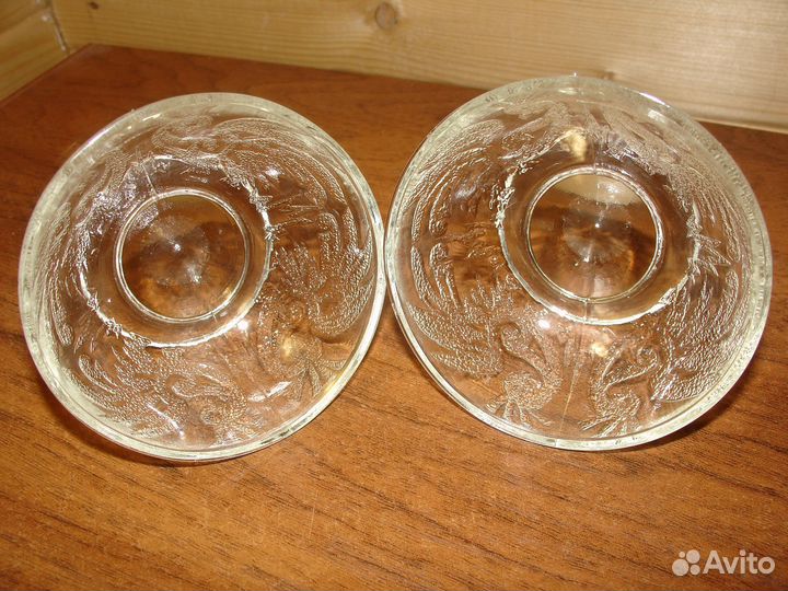 Стекло креманки Красный Май винтаж СССР