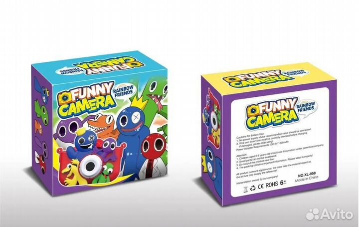 Детский фотоаппарат Радужные друзья