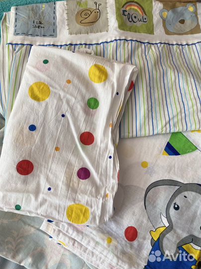 Постельное белье в детскую кроватку