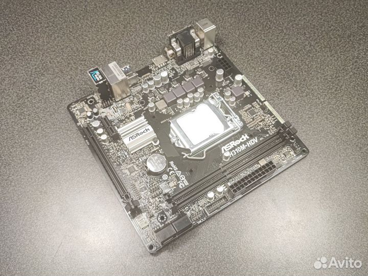 Маленькая материнка на 1151v2 (Asrock H310M-HDV)